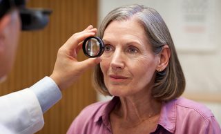 Woman at doctor appointment